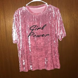 Pink “Girl Power” Shirt